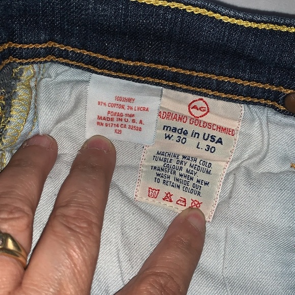 Gently Loved AG Adriano Gildshmied Boot Cut Jeans - Picture 6 of 12